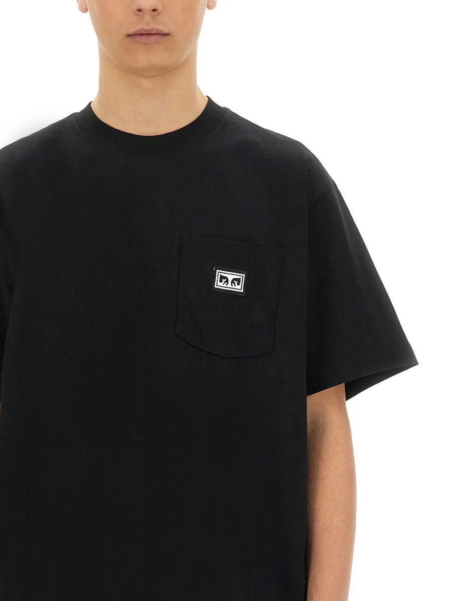 OBEY "EYES" T-SHIRT WITH POCKET sold by Siebentaschen product image thumbnail 4