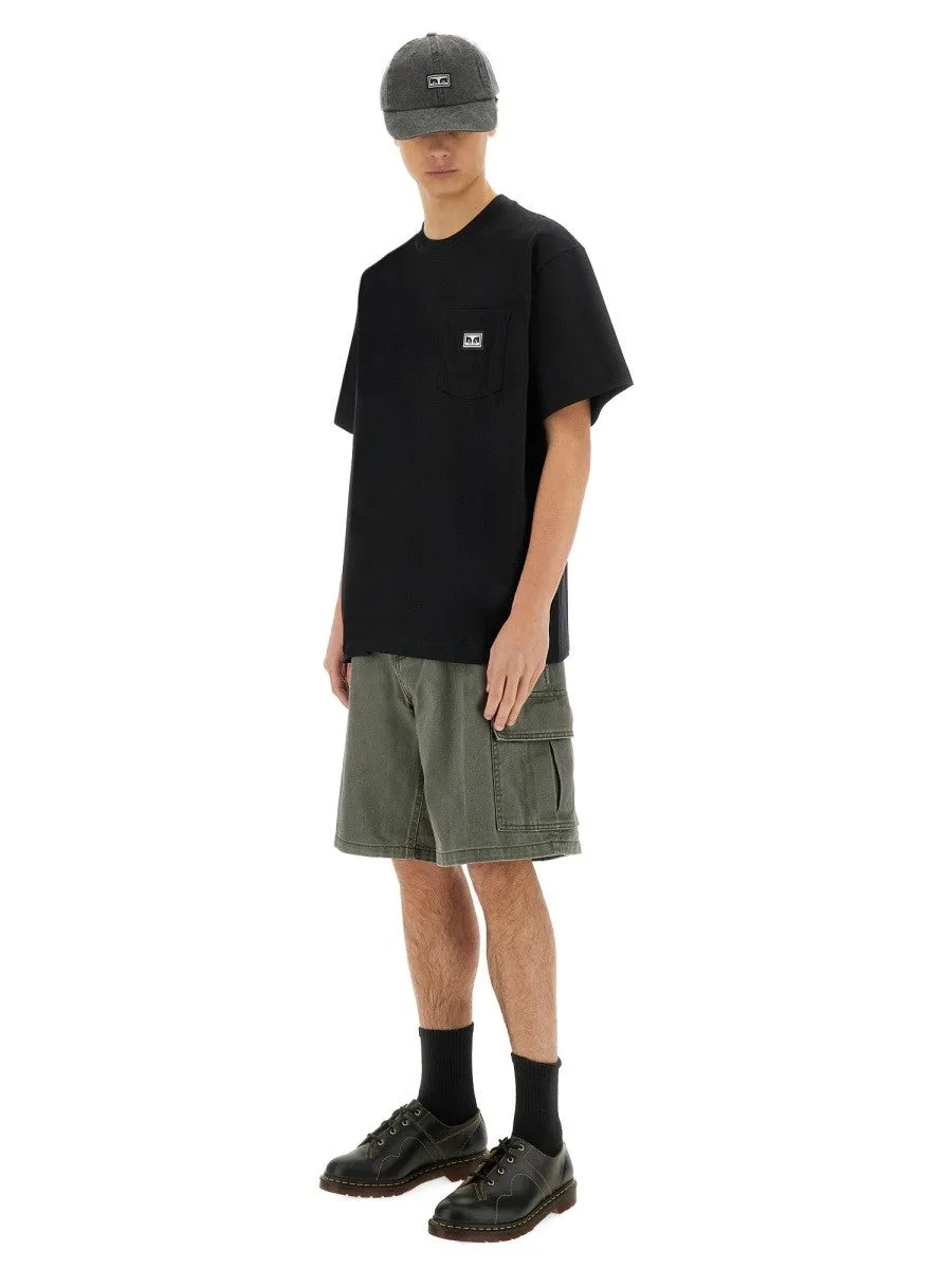 OBEY "EYES" T-SHIRT WITH POCKET sold by Siebentaschen product image thumbnail 2