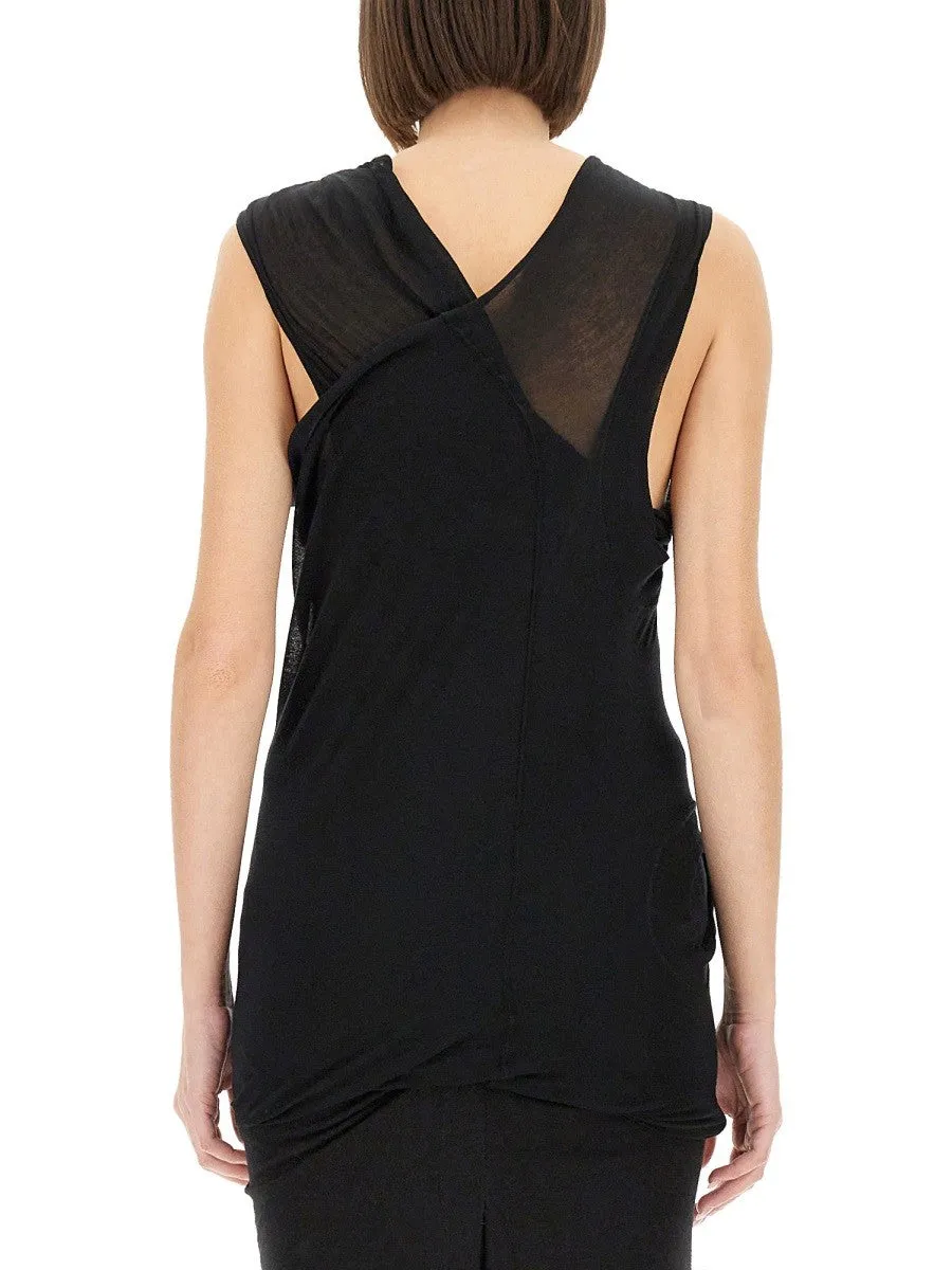 RICK OWENS TOP WITH CROSSOVER sold by Siebentaschen product image thumbnail 3