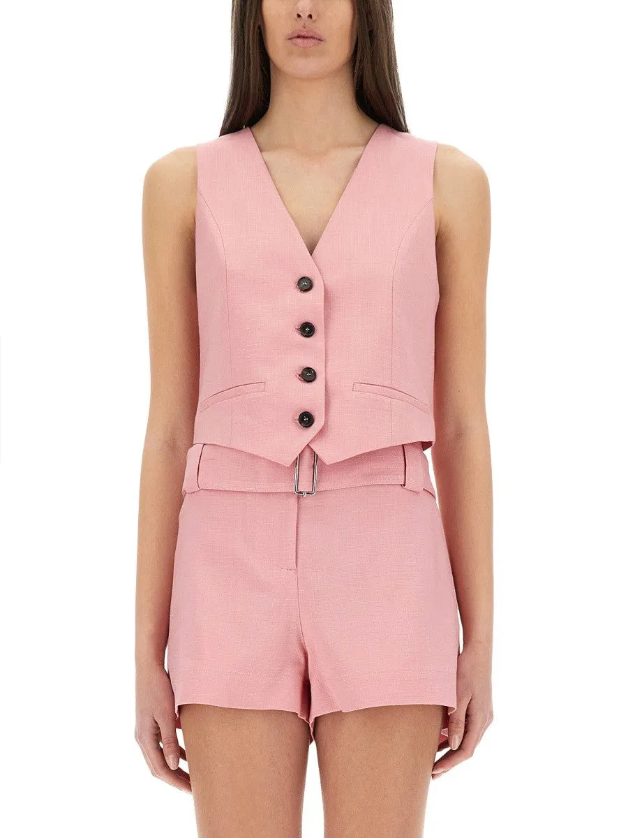 msgm CROPPED VEST sold by Siebentaschen