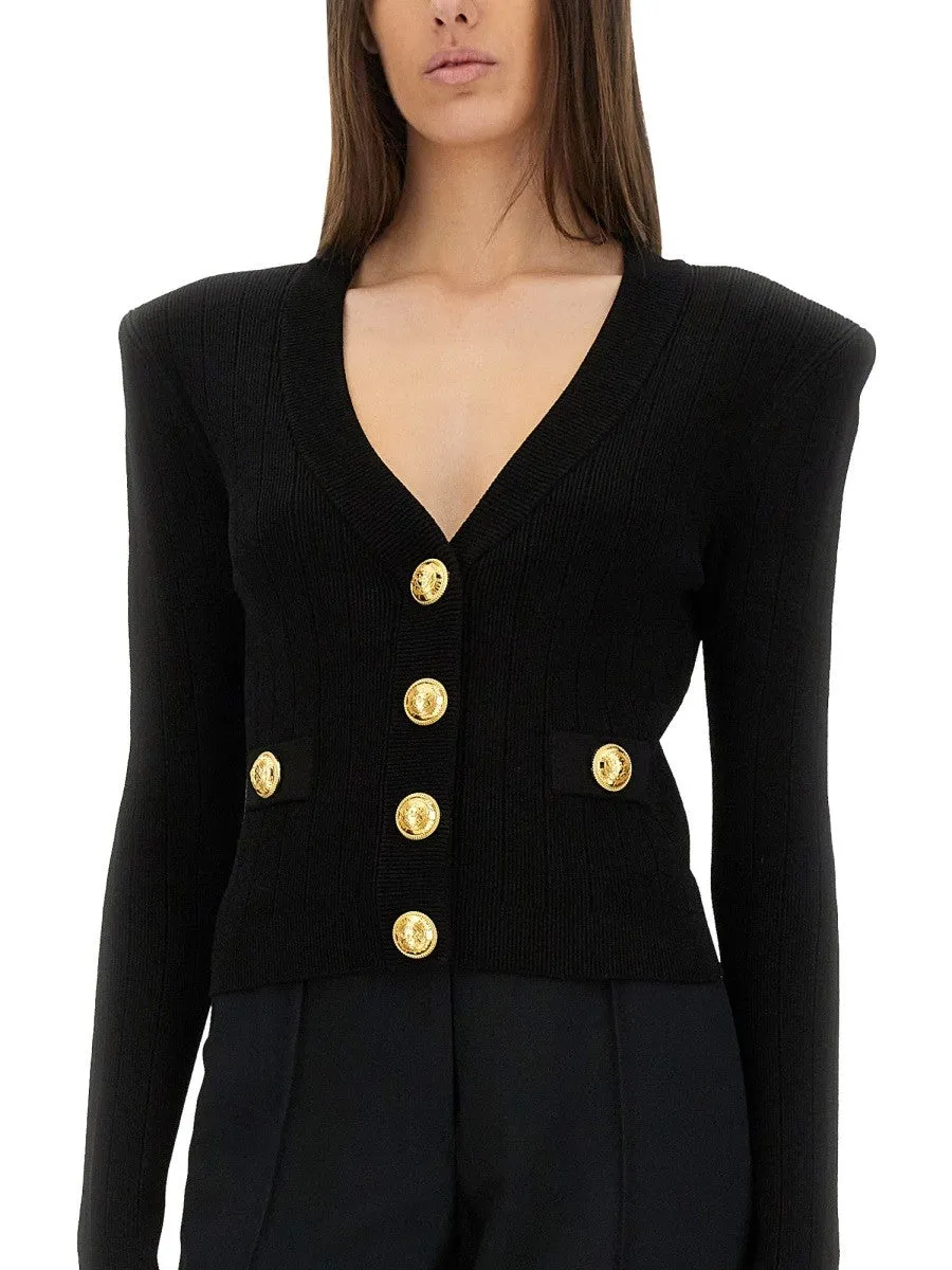 Balmain CROPPED CARDIGAN sold by Siebentaschen product image thumbnail 4