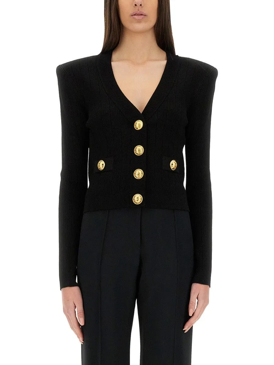 Balmain CROPPED CARDIGAN sold by Siebentaschen