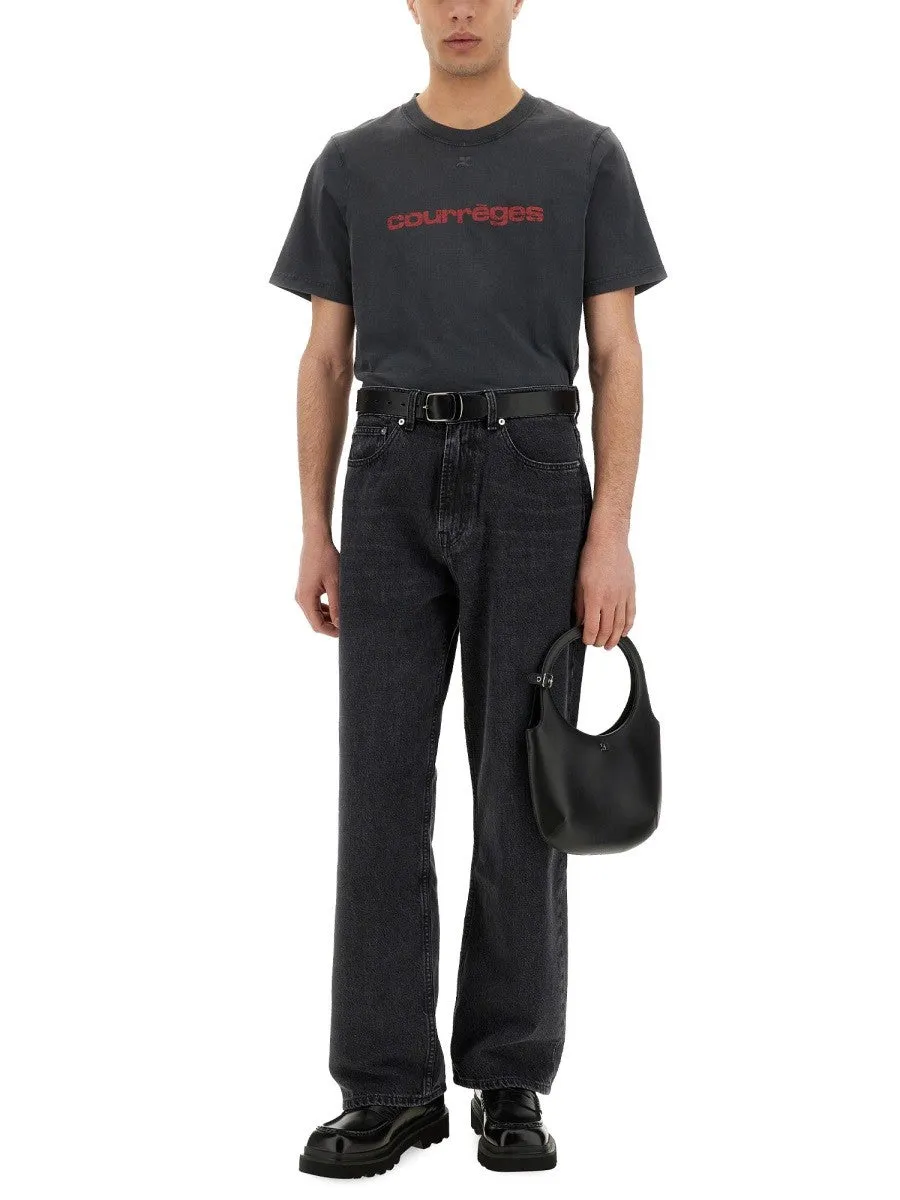 COURREGES LOGO PRINT T-SHIRT sold by Siebentaschen product image thumbnail 2