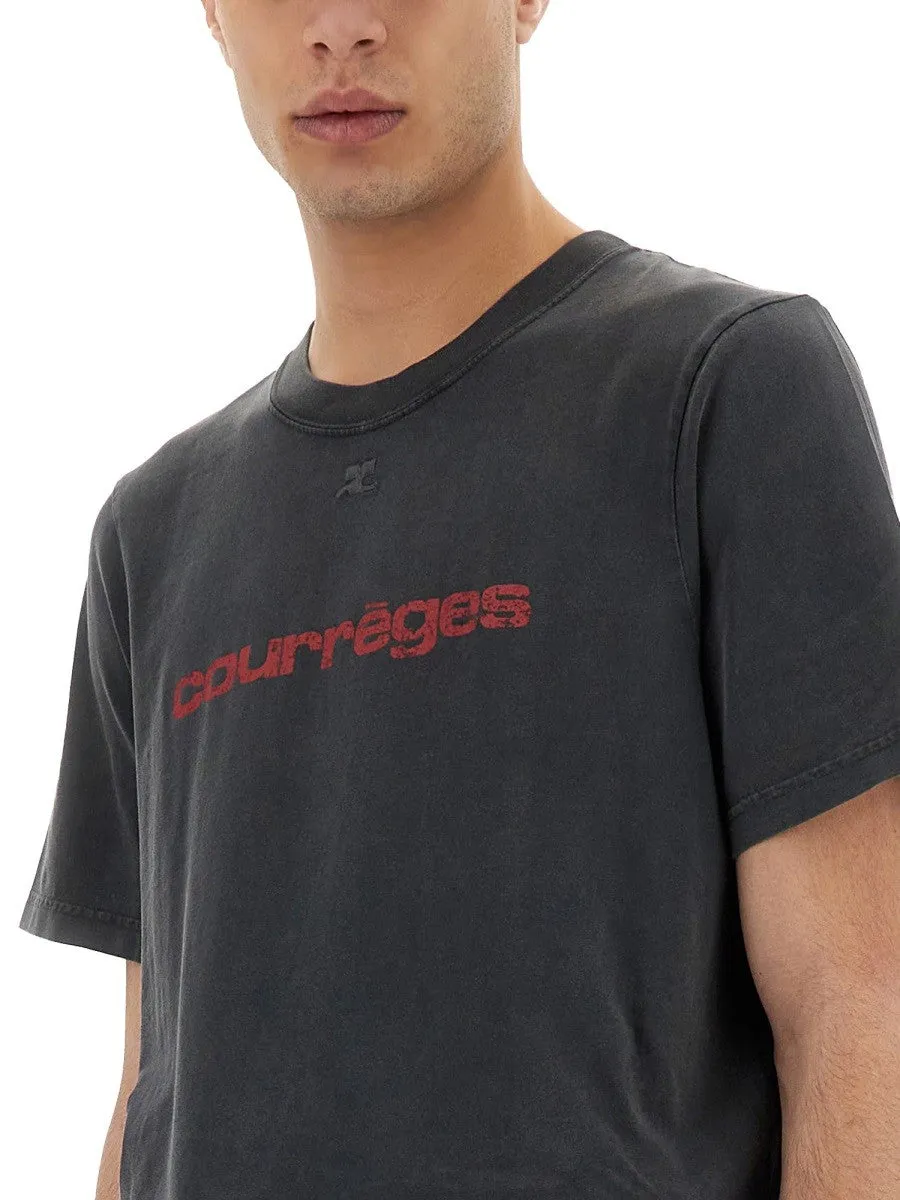 COURREGES LOGO PRINT T-SHIRT sold by Siebentaschen product image thumbnail 4