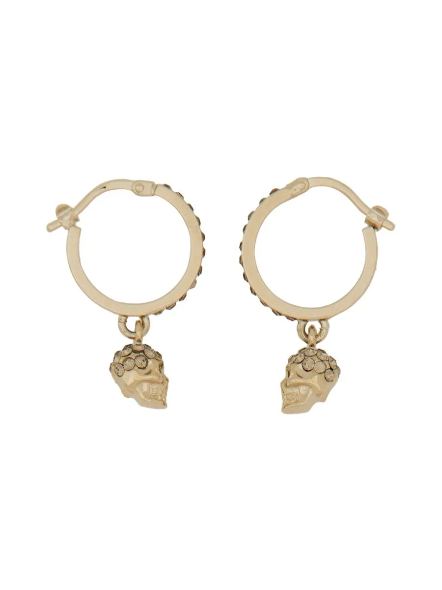 Alexander Mcqueen SKULL HOOP EARRINGS sold by Siebentaschen product image thumbnail 3