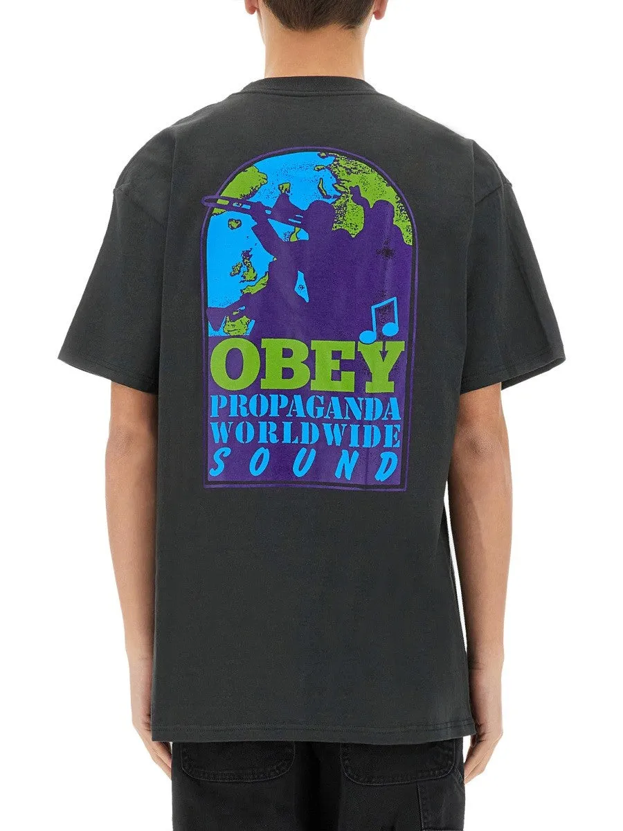 OBEY "WORLDWIDE SOUND" T-SHIRT sold by Siebentaschen product image thumbnail 3