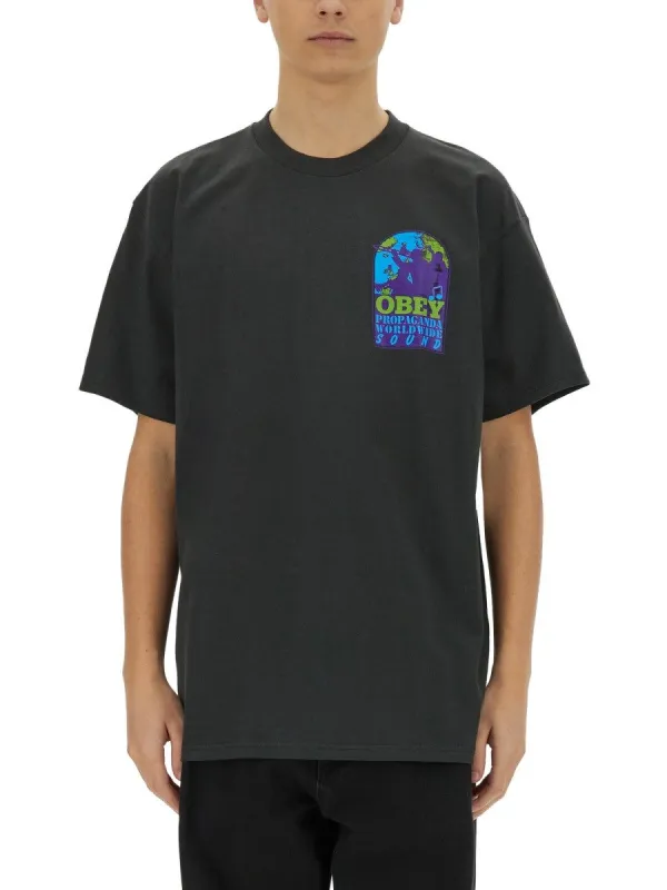 OBEY "WORLDWIDE SOUND" T-SHIRT sold by Siebentaschen
