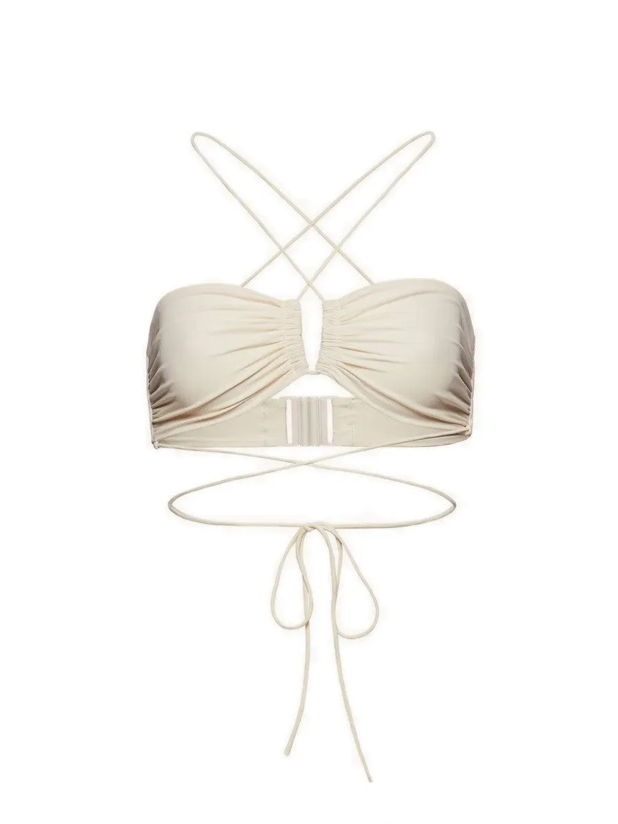 MAGDA BUTRYM BANDEAU BIKINI TOP sold by Siebentaschen
