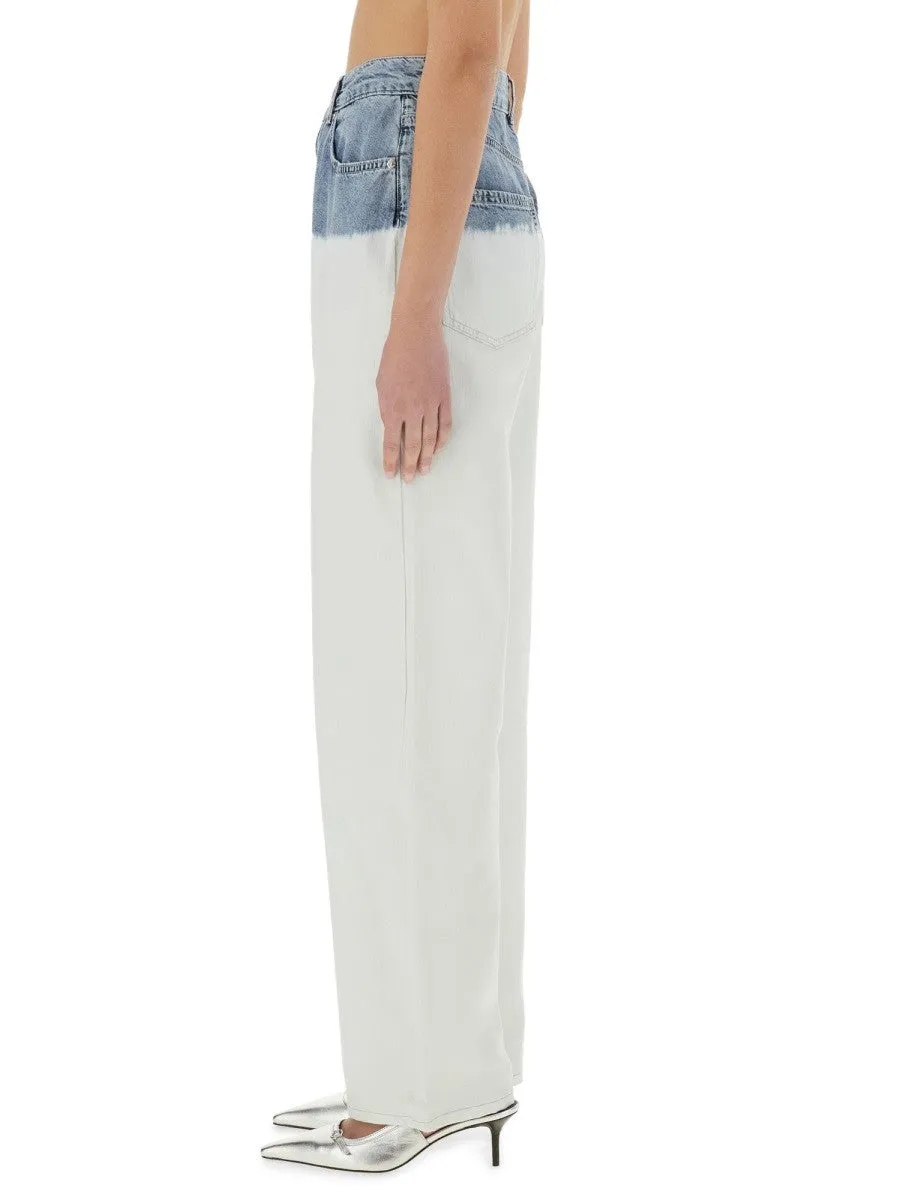 MOSCHINO JEANS TWO-COLOUR JEANS sold by Siebentaschen product image thumbnail 4