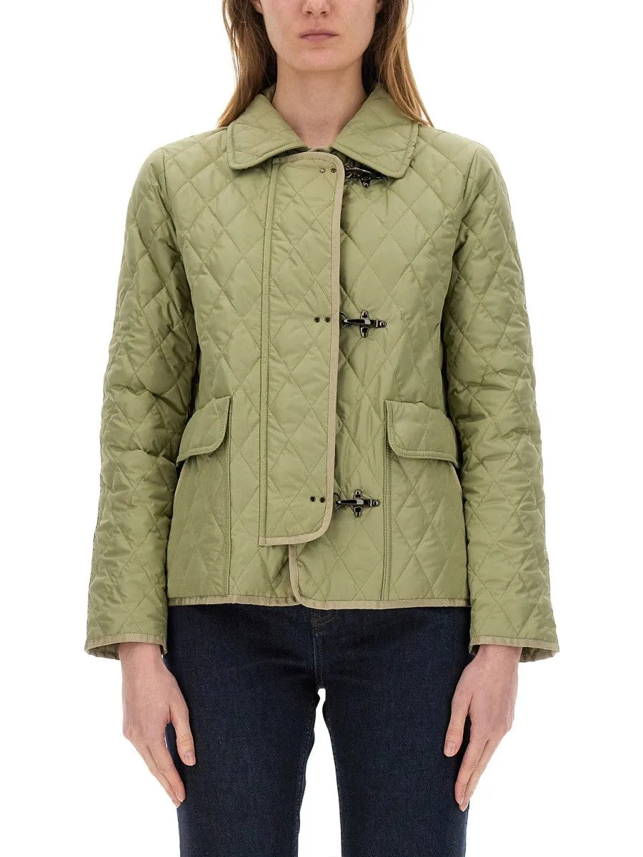FAY 3-HOOK NYLON QUILTED JACKET sold by Siebentaschen