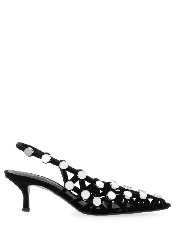 The Attico SLINGBACK "GRID" sold by Siebentaschen