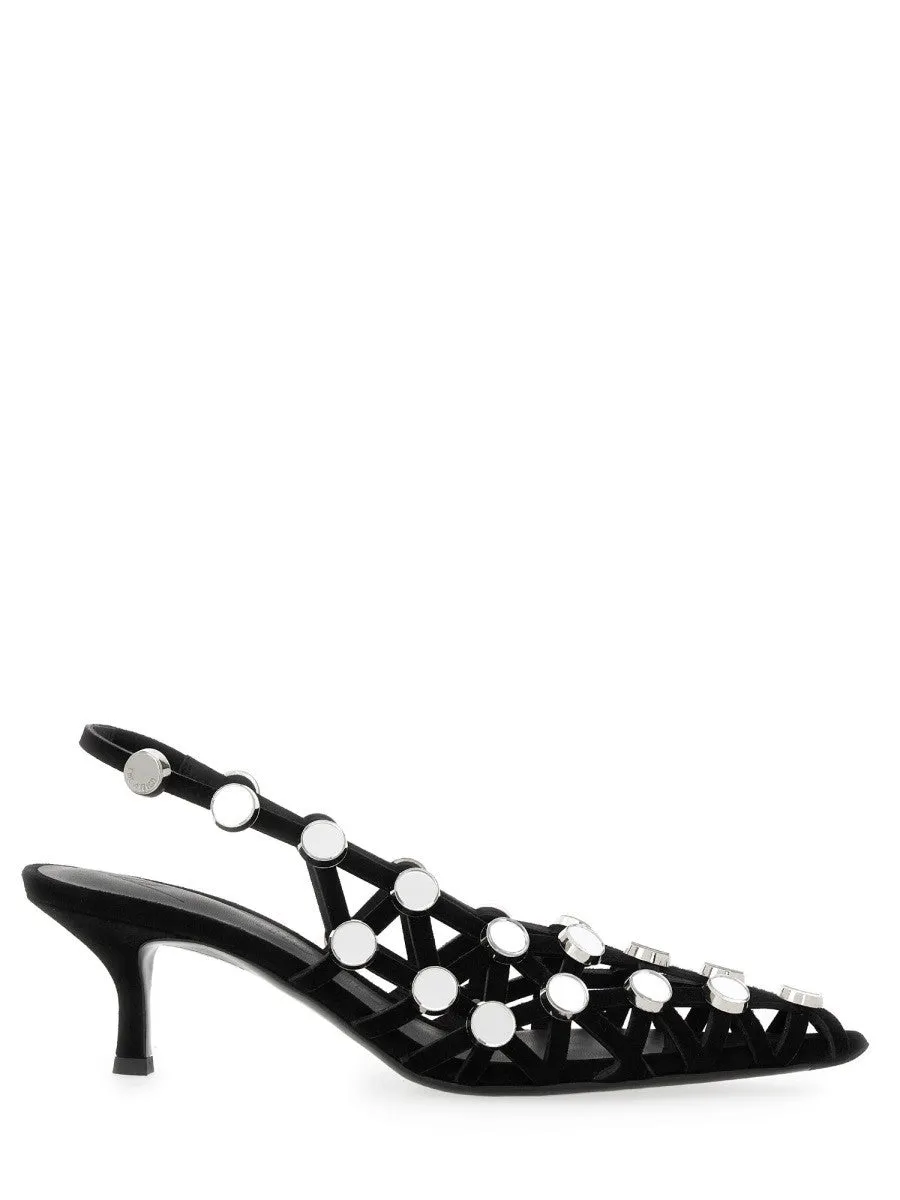 The Attico SLINGBACK "GRID" sold by Siebentaschen