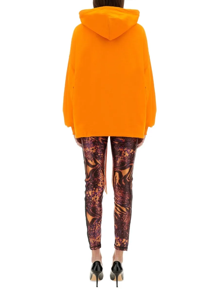 Versace Jeans Couture HOODIE WITH LOGO AND CRYSTALS sold by Siebentaschen product image thumbnail 3