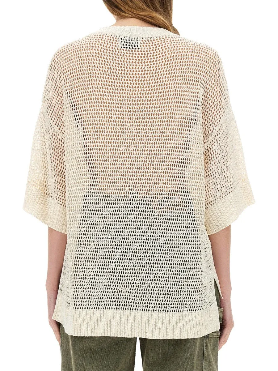 MOSCHINO JEANS MESH SHIRT WITH LOGO sold by Siebentaschen product image thumbnail 3