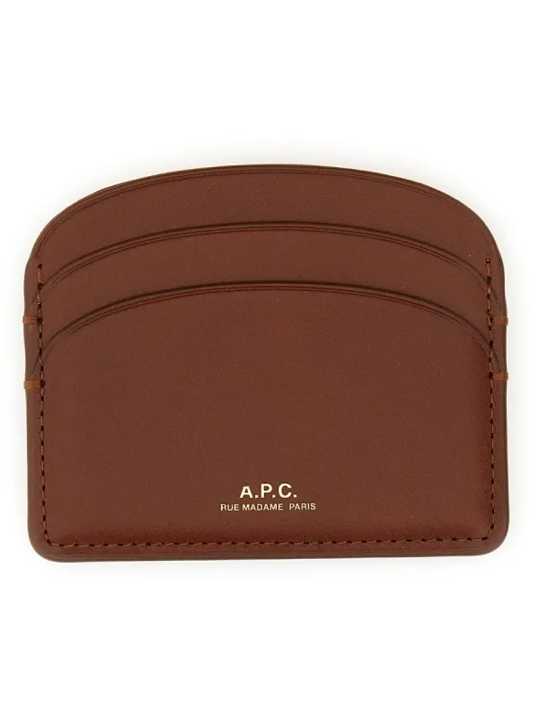 A.P.C. DEMI LUNE CARD HOLDER sold by Siebentaschen