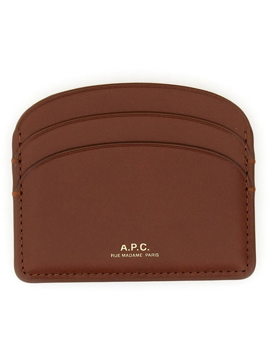 A.P.C. DEMI LUNE CARD HOLDER sold by Siebentaschen