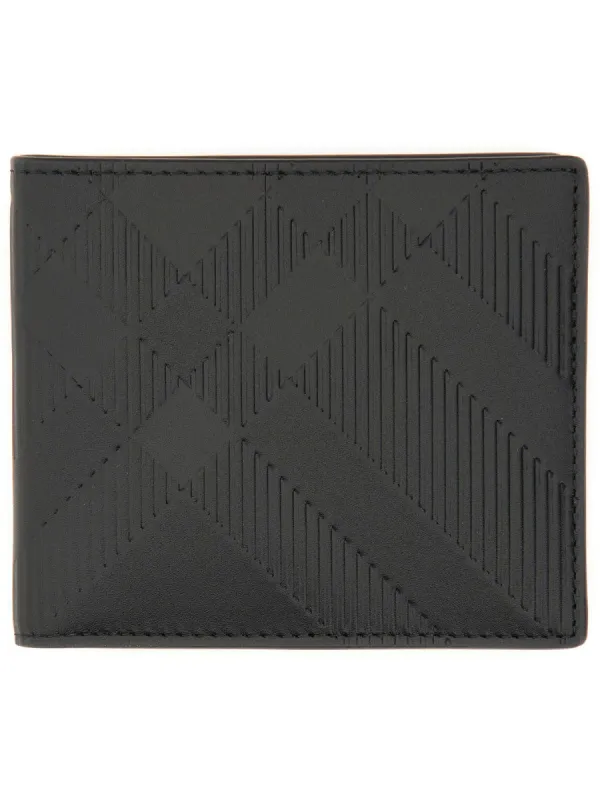 Burberry EMBOSSED CHECK WALLET sold by Siebentaschen