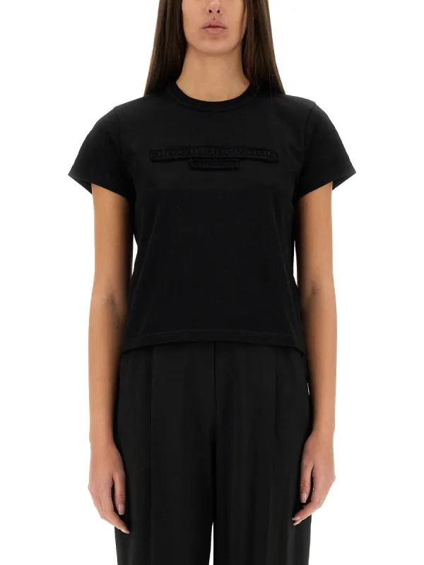 Alexander Wang EMBOSSED LOGO T-SHIRT sold by Siebentaschen