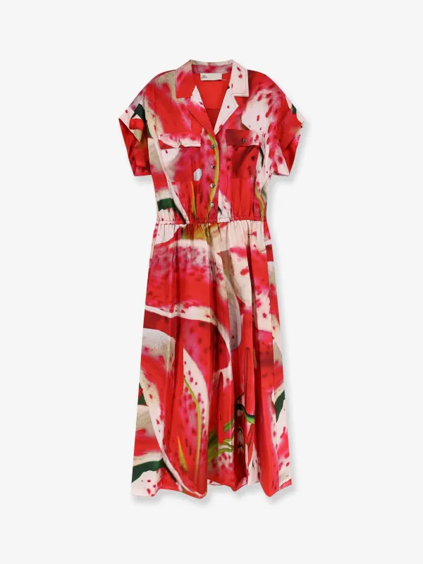 Tory Burch Printed silk chemisier/dress made by Tory Burch