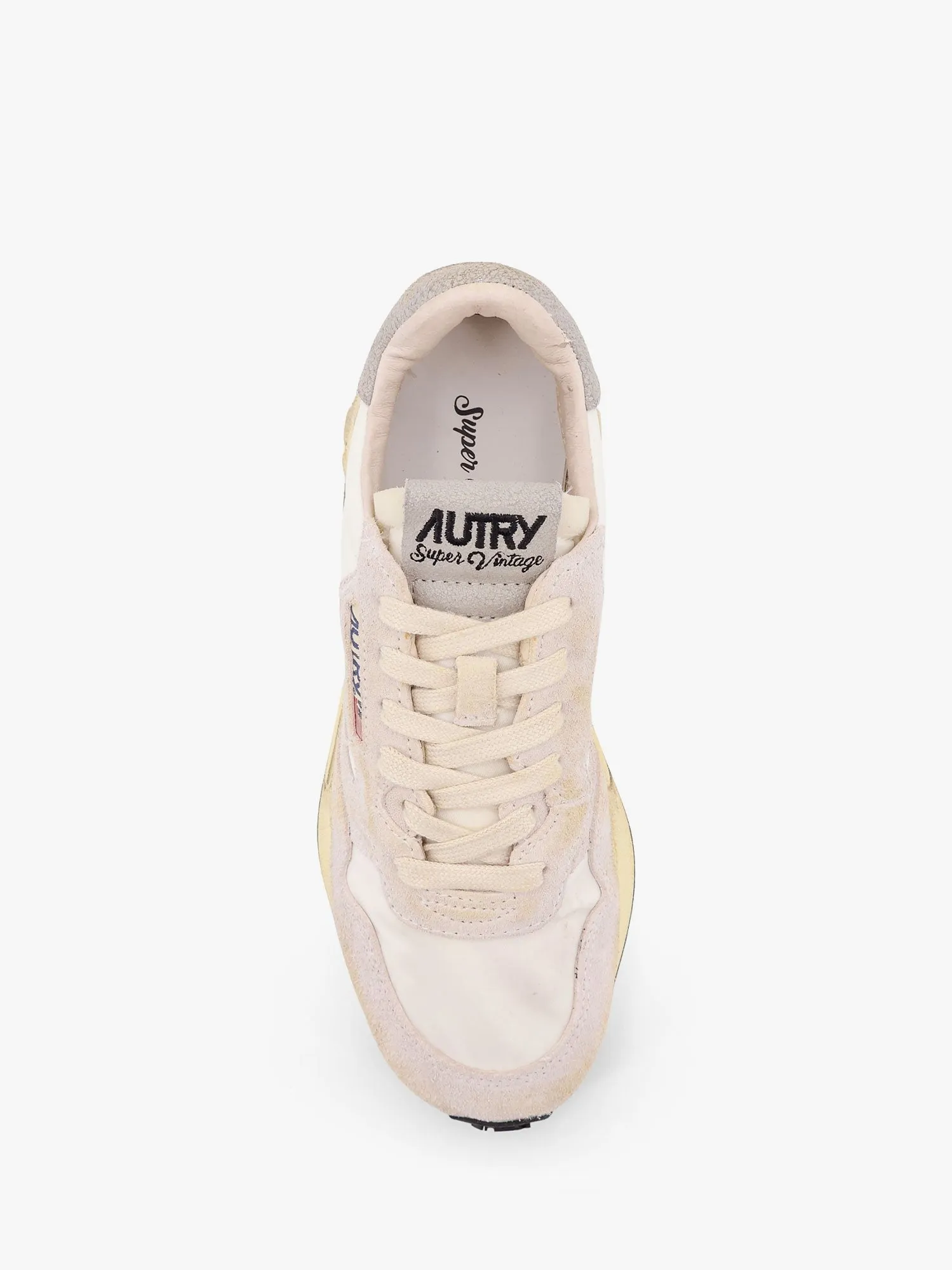 Autry Reelwind low-top suede and nylon sneakers with used effect sold by Siebentaschen product image thumbnail 5
