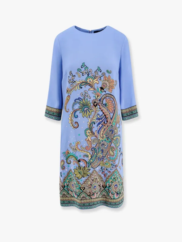 Etro Stretch viscose dress with iconic print sold by Siebentaschen