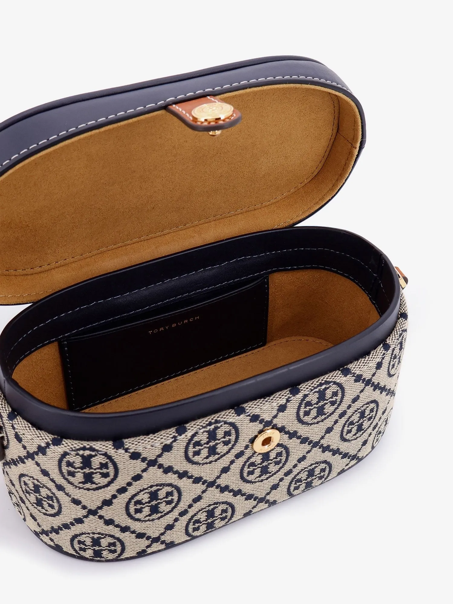 Tory Burch Leather and T monogram fabric beauty case sold by Siebentaschen product image thumbnail 4