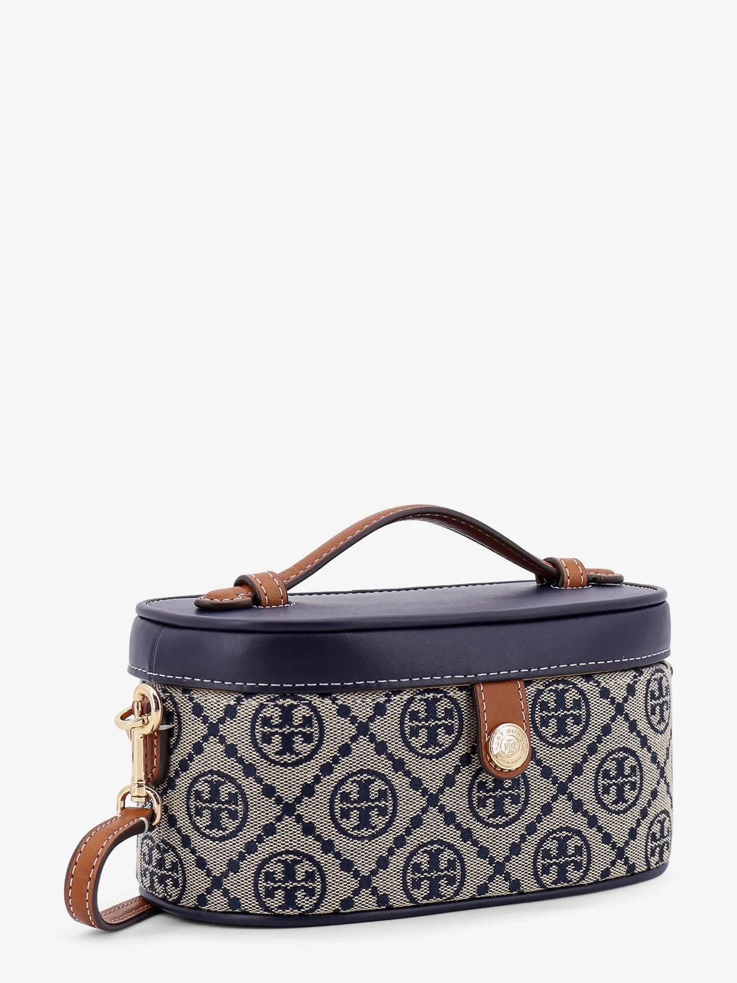 Tory Burch Leather and T monogram fabric beauty case sold by Siebentaschen product image thumbnail 3