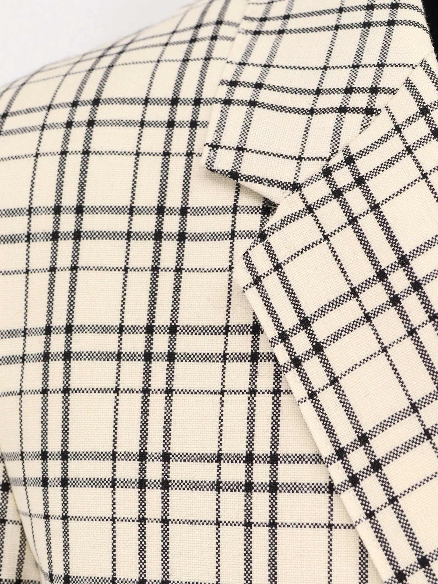 AMI PARIS Virgin wool blazer with madras motif sold by Siebentaschen product image thumbnail 5