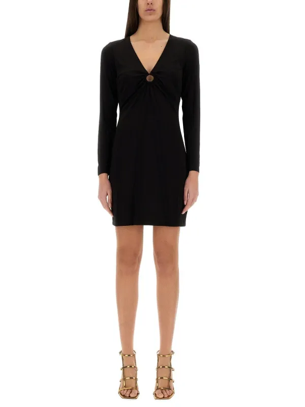 MICHAEL BY MICHAEL KORS JERSEY DRESS WITH DROP OPENING sold by Siebentaschen