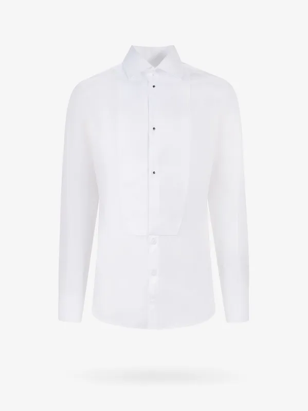Dolce & Gabbana Cotton shirt with frontal plastron sold by Siebentaschen