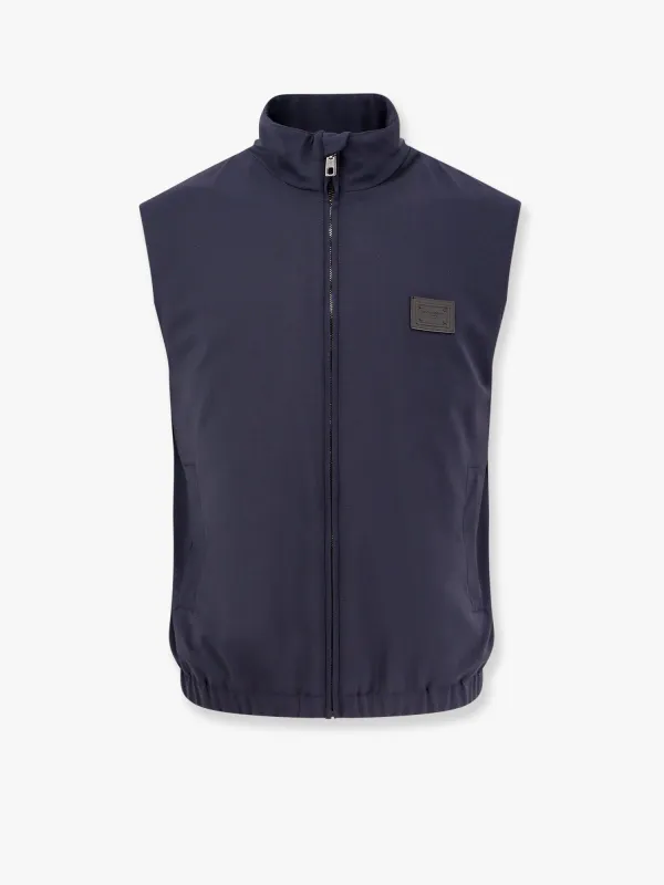 Dolce & Gabbana Wool blend sleeveless jacket sold by Siebentaschen