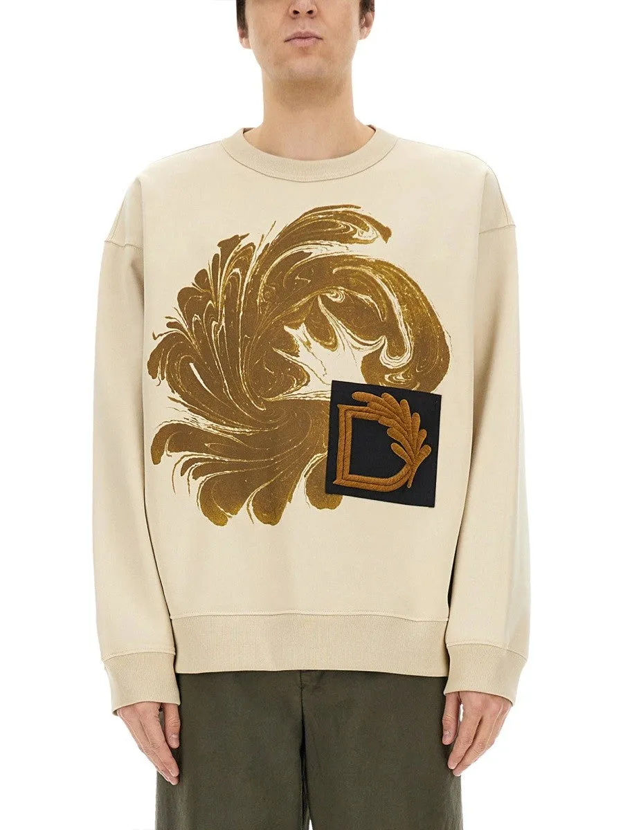 Dries Van Noten SWEATSHIRT WITH PRINT sold by Siebentaschen