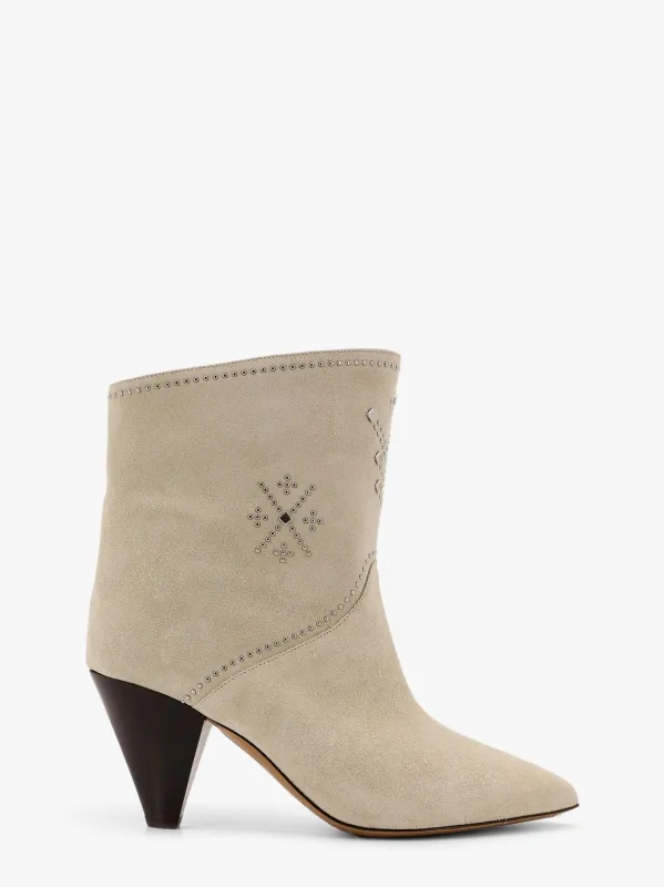 Isabel Marant Loline suede ankle boots with micro studs made by Isabel Marant