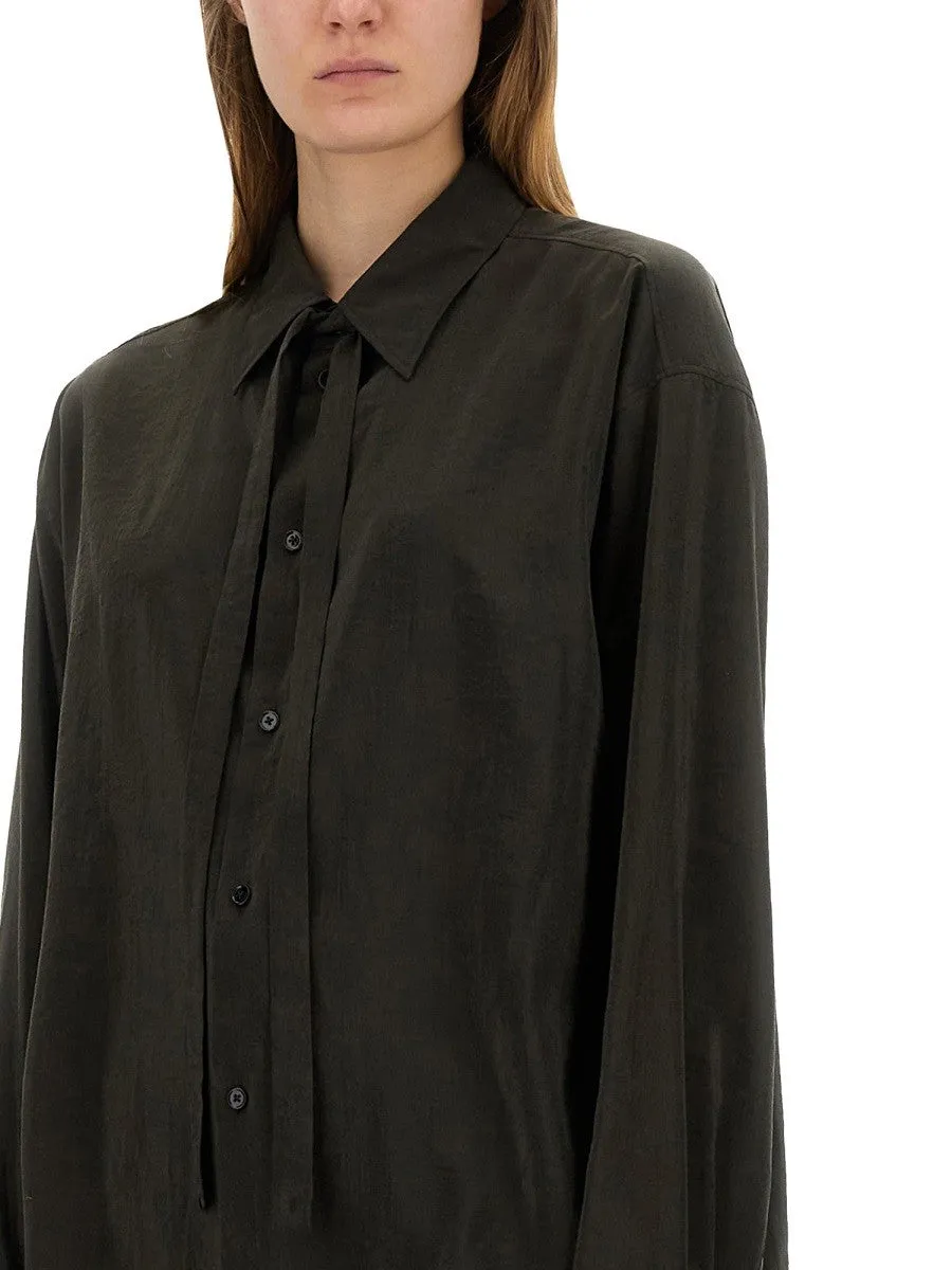 LEMAIRE LONG SHIRT WITH TIE sold by Siebentaschen product image thumbnail 4