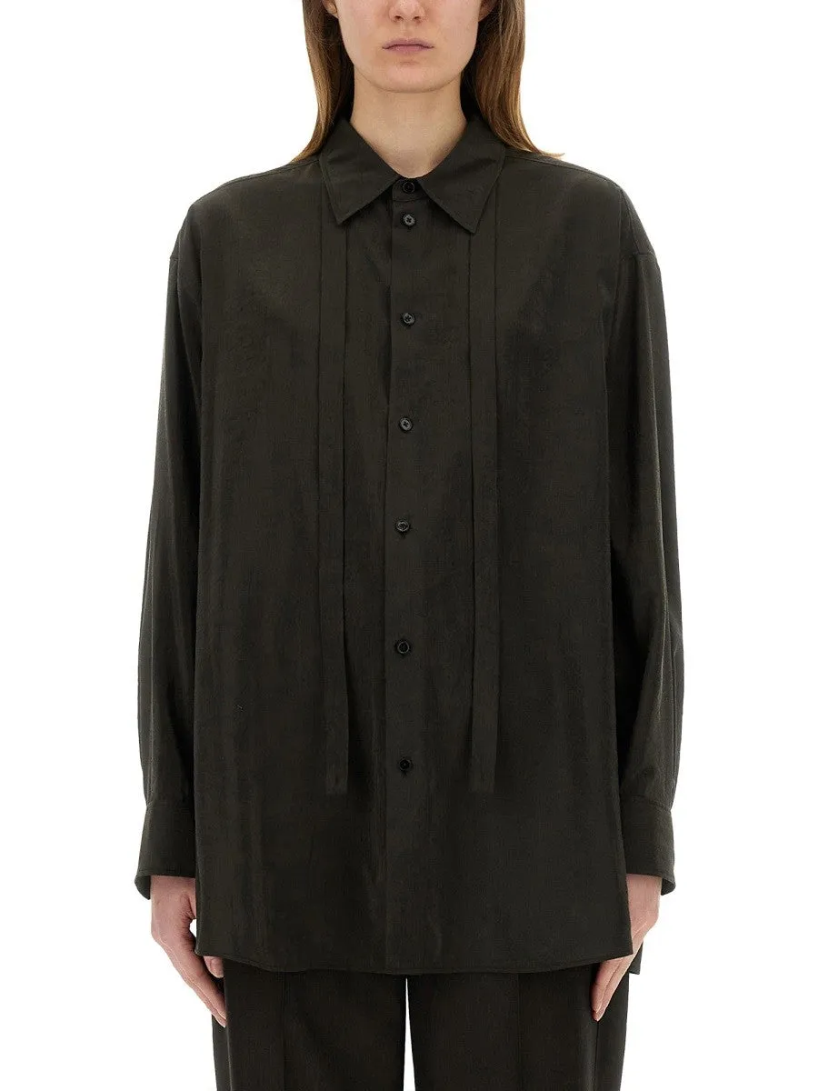 LEMAIRE LONG SHIRT WITH TIE sold by Siebentaschen