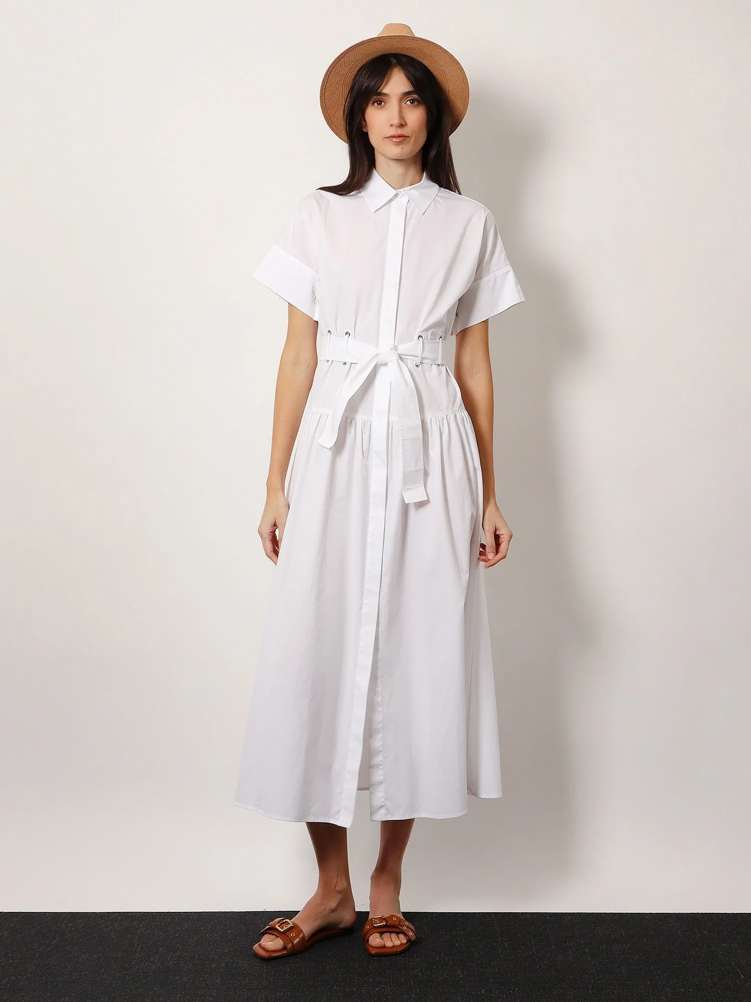Max Mara Agoraio cotton chemisier dress sold by Siebentaschen product image thumbnail 2