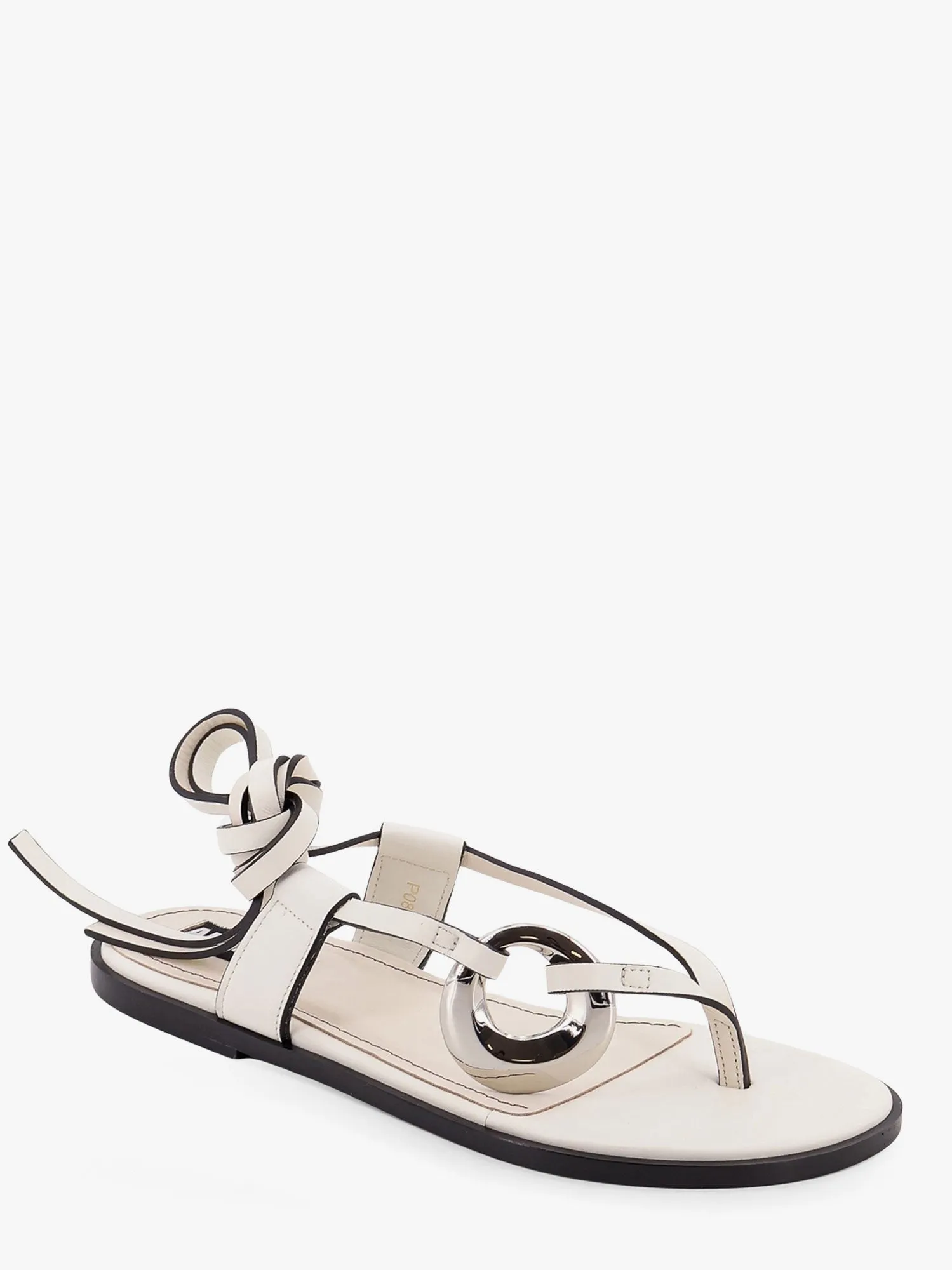 ALOHAS Morosia leather thong sandals with metal ring sold by Siebentaschen product image thumbnail 2