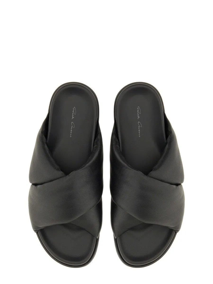 RICK OWENS LEATHER SLIDE SANDAL sold by Siebentaschen product image thumbnail 3