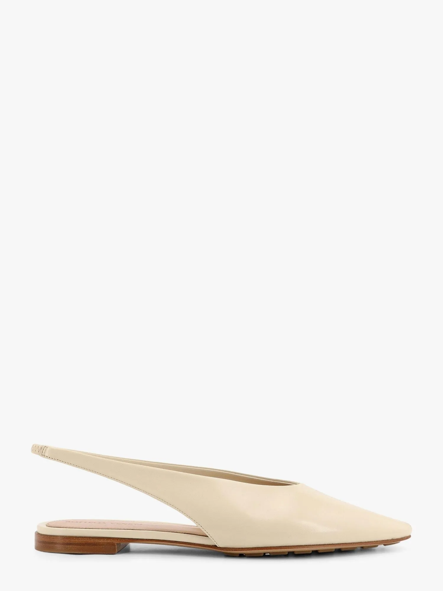 Bottega Veneta Sofia flat leather slingback sold by Siebentaschen