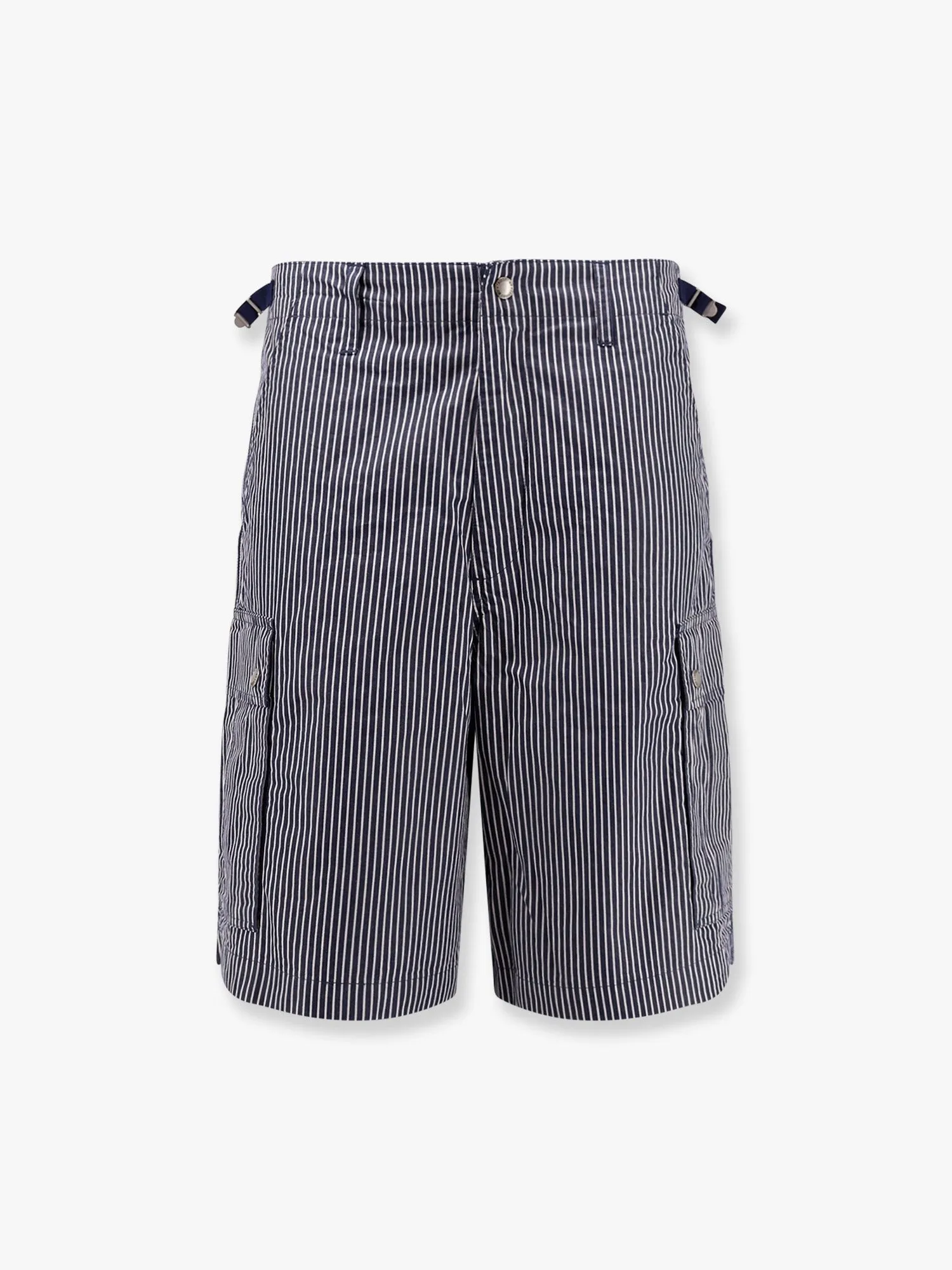 Carhartt Wip Notus striped canvas bermuda shorts sold by Siebentaschen