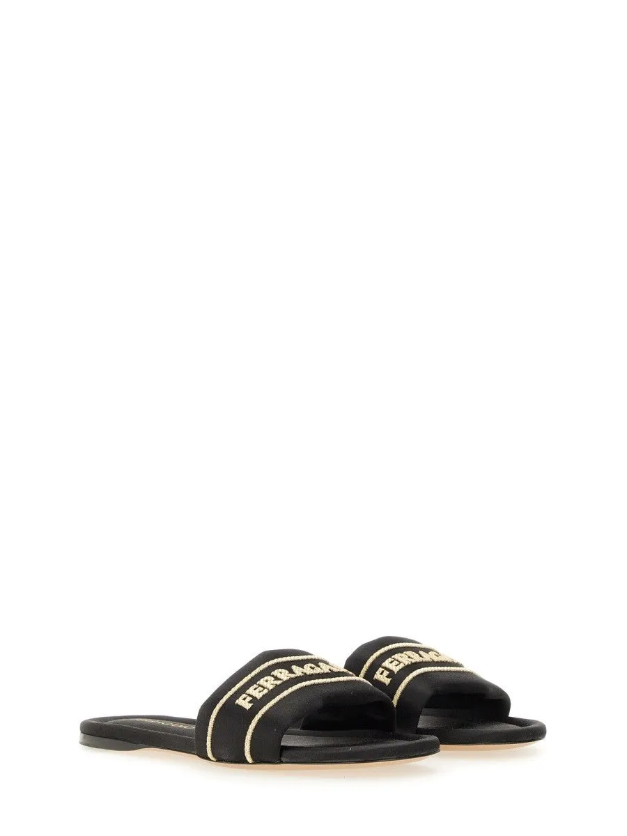 Ferragamo SLIDE SANDAL WITH LOGO sold by Siebentaschen product image thumbnail 2