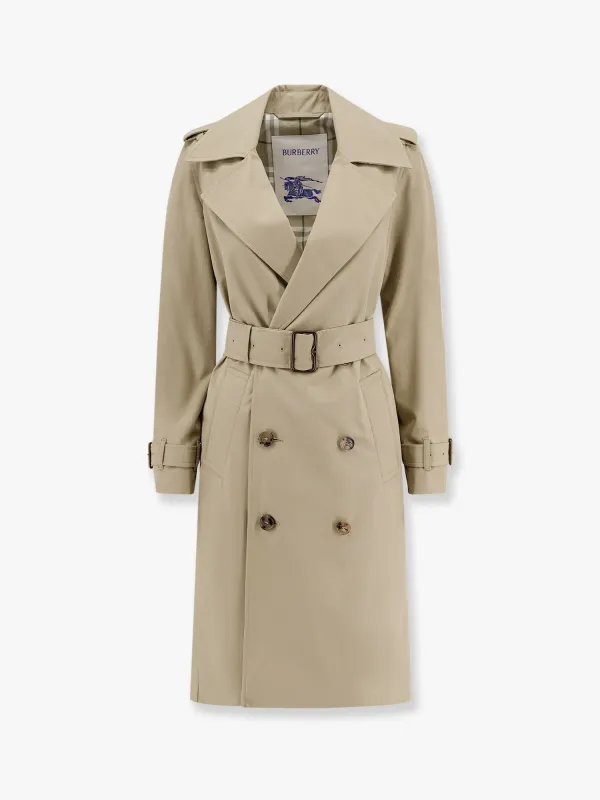 Burberry Organic cotton trench with check lining sold by Siebentaschen