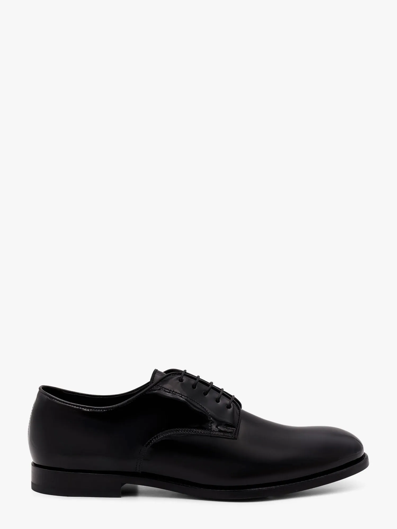 Doucal'S Lace-up patent leather shoe sold by Siebentaschen