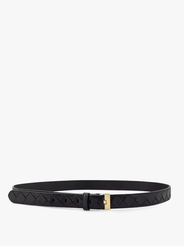 Bottega Veneta Leather belt with Intrecciato motif made by Bottega Veneta