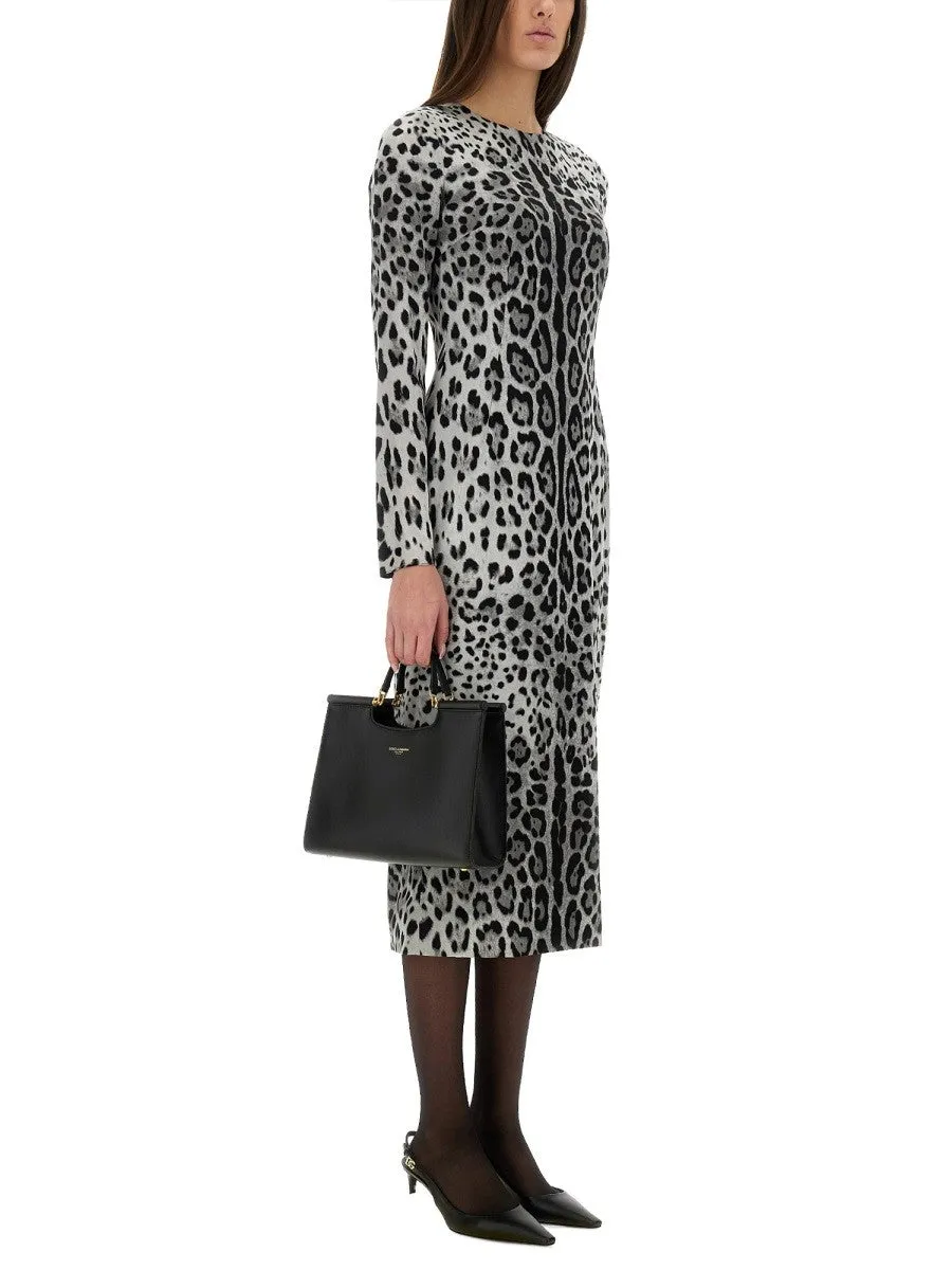 Dolce & Gabbana CHARMEUSE SHEATH LONGUETTE DRESS sold by Siebentaschen product image thumbnail 2