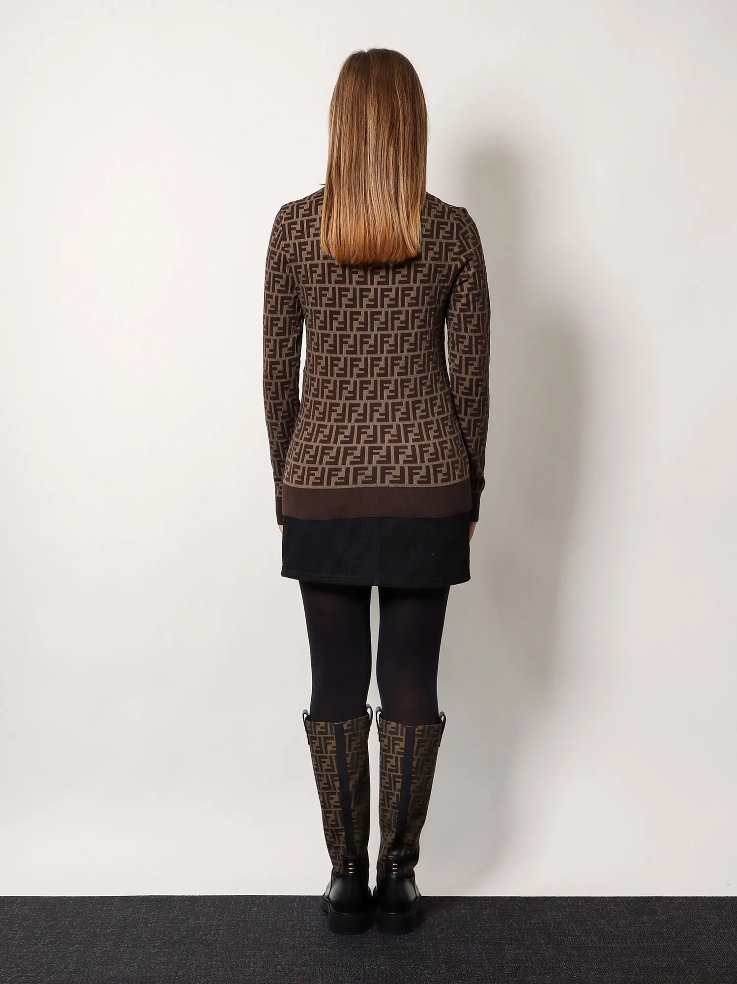 Fendi Cotton sweater with ff motif sold by Siebentaschen product image thumbnail 4