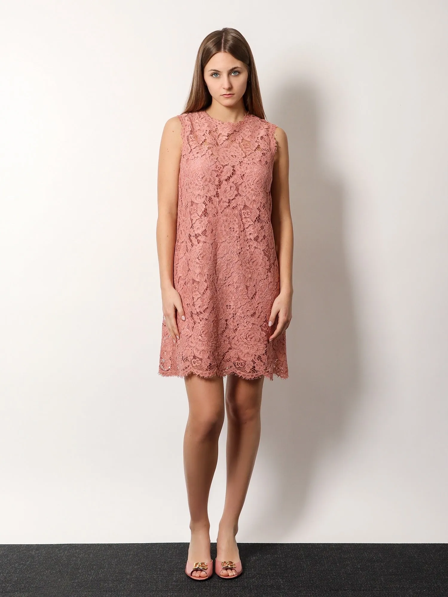 Dolce & Gabbana A line dg floral lace dress sold by Siebentaschen product image thumbnail 2