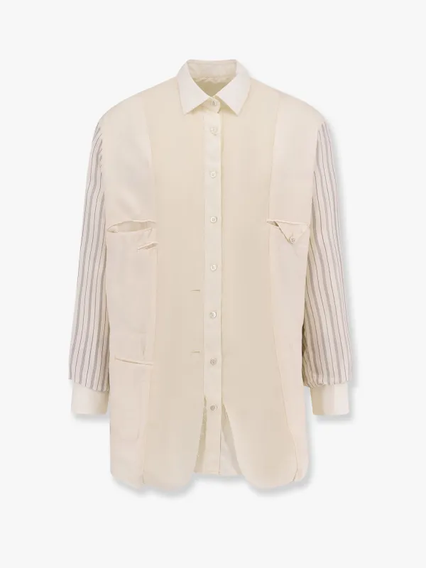 Maison Margiela Anonymity of the lining reversible wool blend blazer made by Maison Margiela