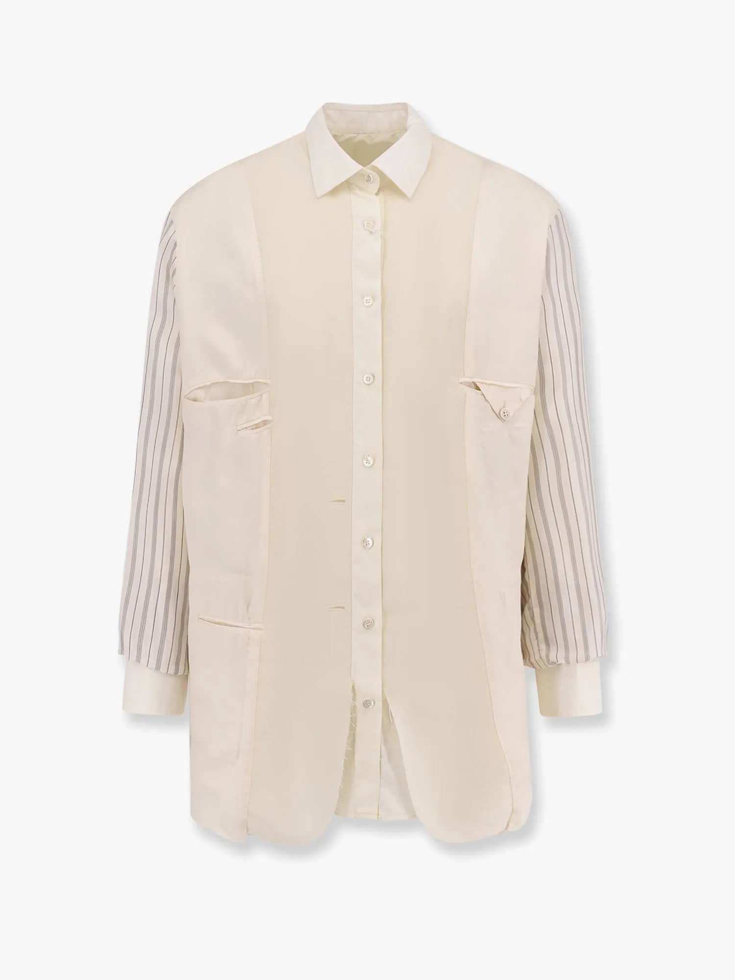 Maison Margiela Anonymity of the lining reversible wool blend blazer sold by Siebentaschen