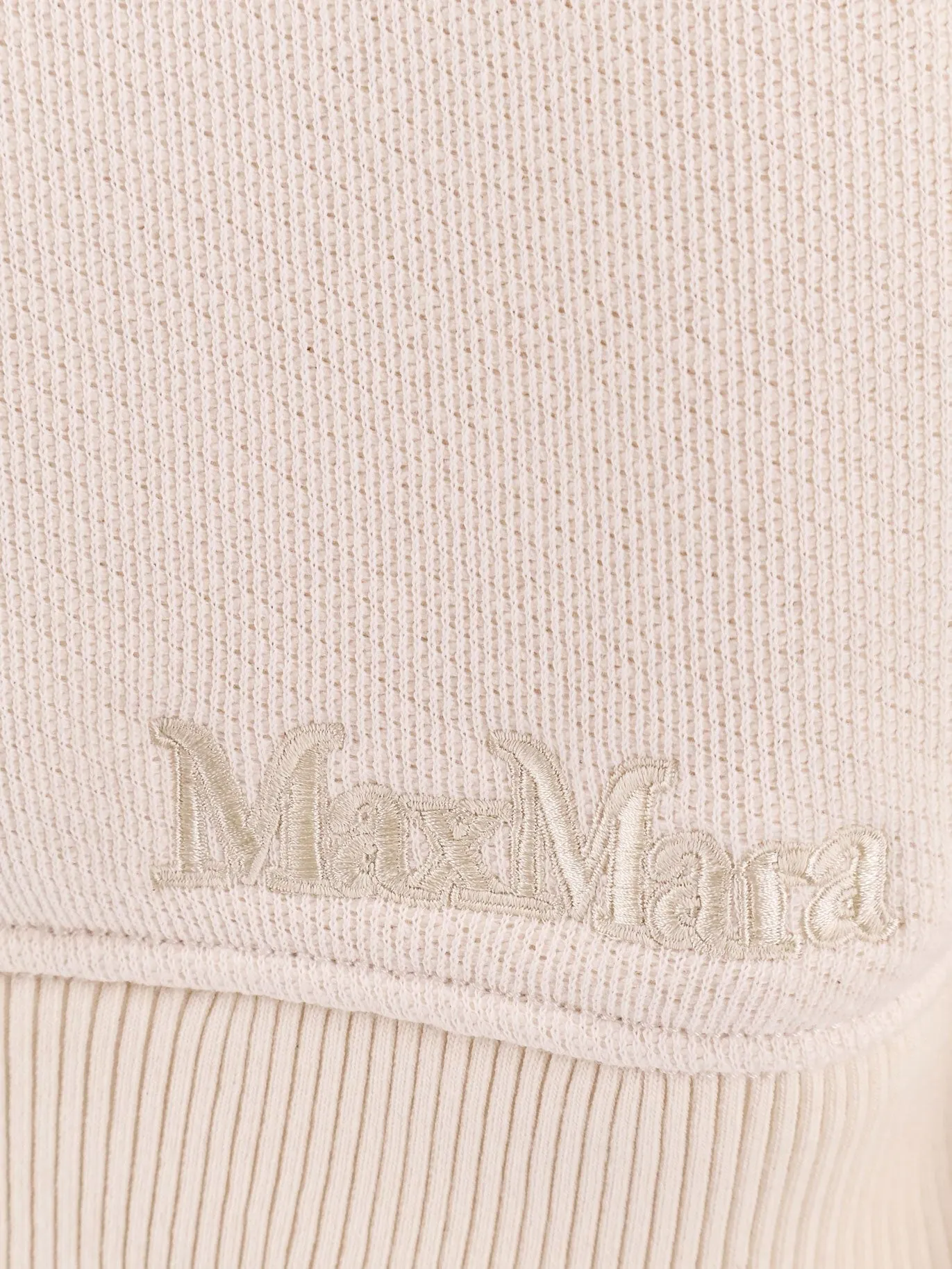 Max Mara Cral cotton sweater with max mara embroidery sold by Siebentaschen product image thumbnail 3